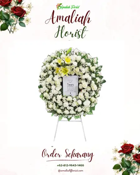 Krans Bunga Duka Pengasinan Rawalumbu
