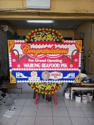 Papan Bunga di Pengasinan Rawalumbu