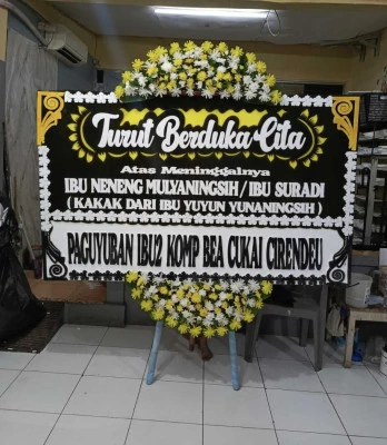 Papan Bunga di Pengasinan Rawalumbu